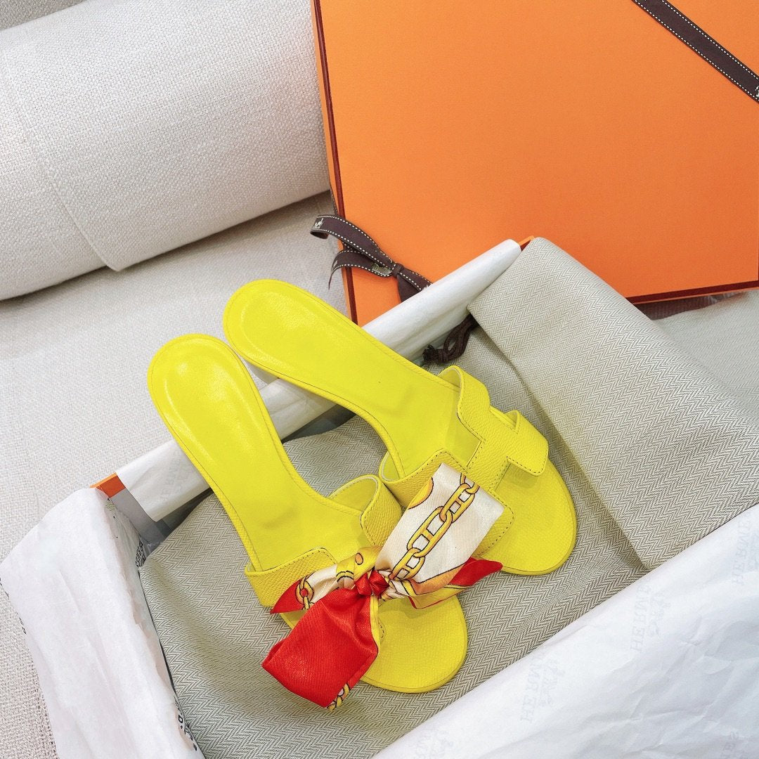 0asis Sandal Epsom Calfskin Lemon