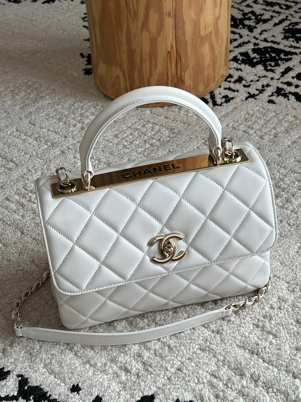 Quilted Flap Shoulder Bag