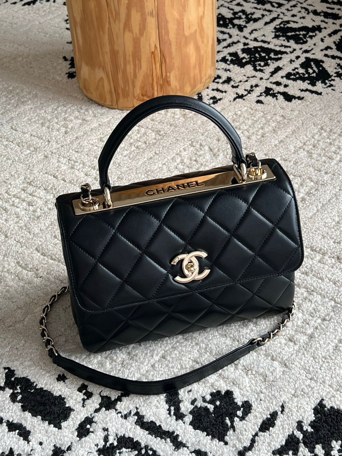 Quilted Flap Shoulder Bag