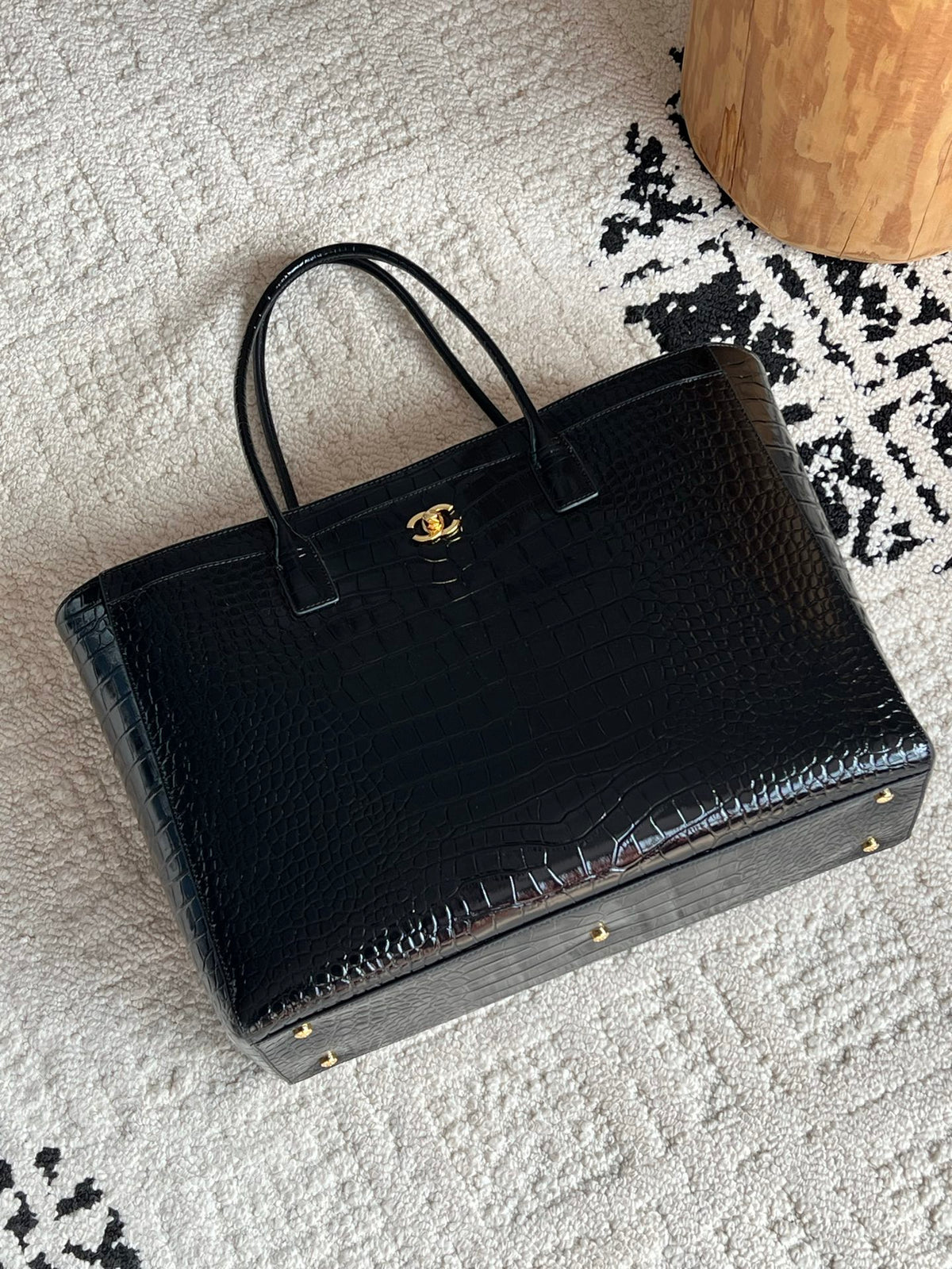 Embossed Large Tote Bag