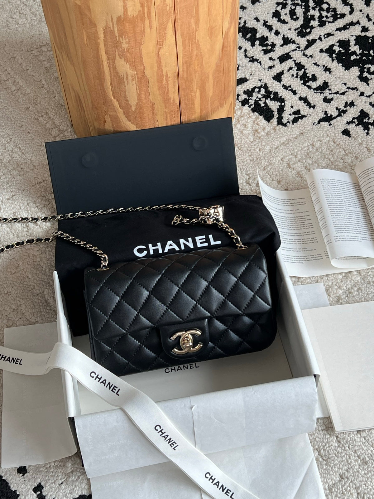 Quilted Mini Chain Handbag