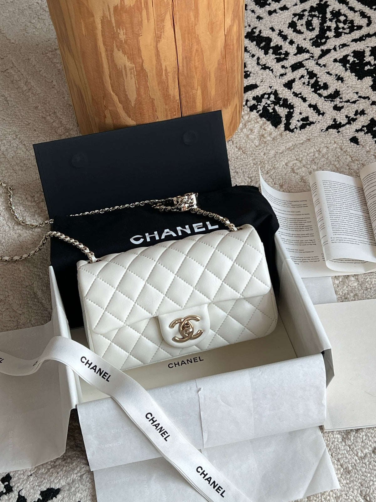 Quilted Mini Chain Handbag