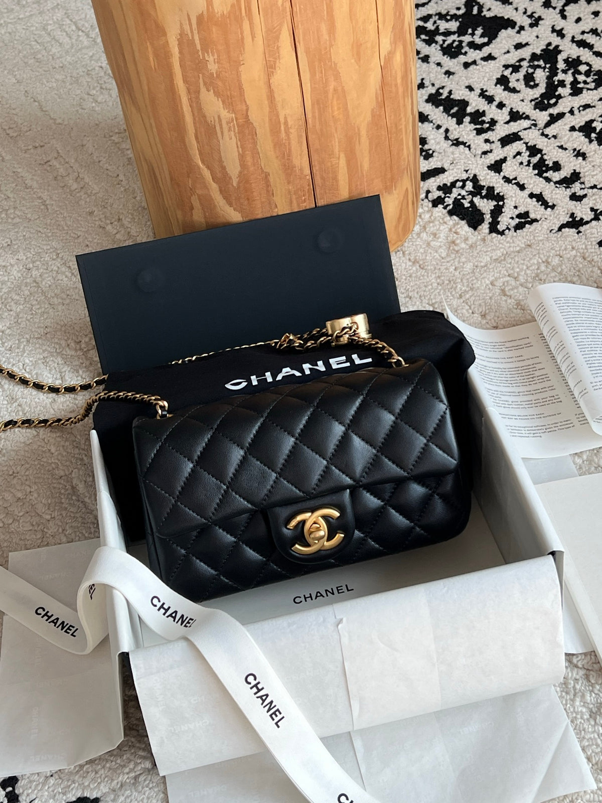 Quilted Mini Chain Handbag